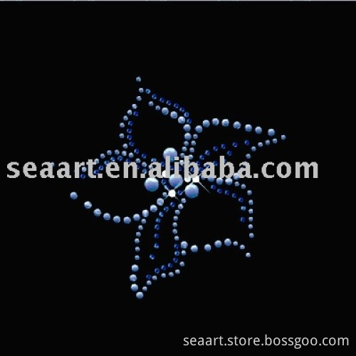 flower rhinestone/rhinestud transfer